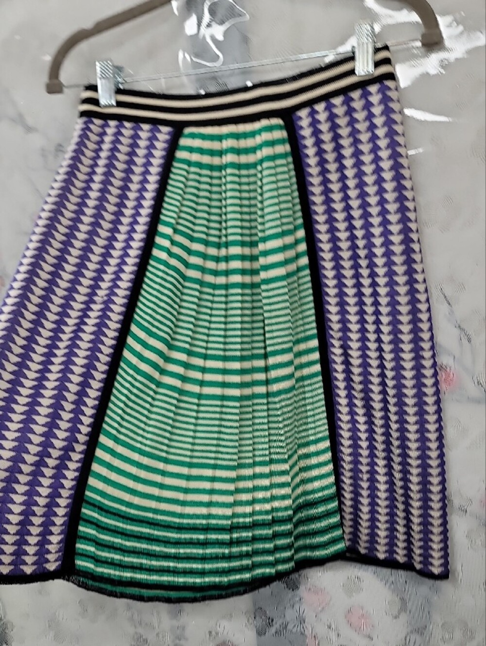 Missoni Purple & Green Skirt Size Small - Picture 5 of 7